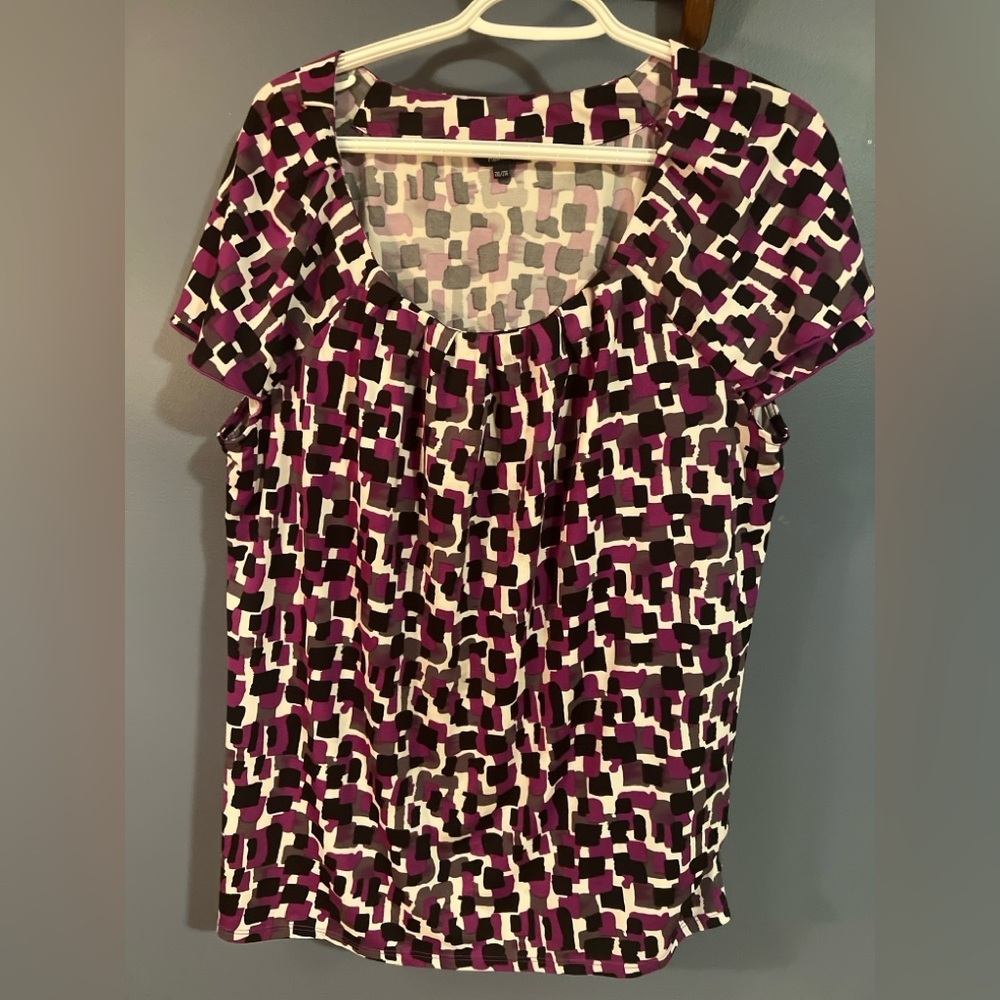 Reitman’s Vintage Multicolor Geometric Top 2XL